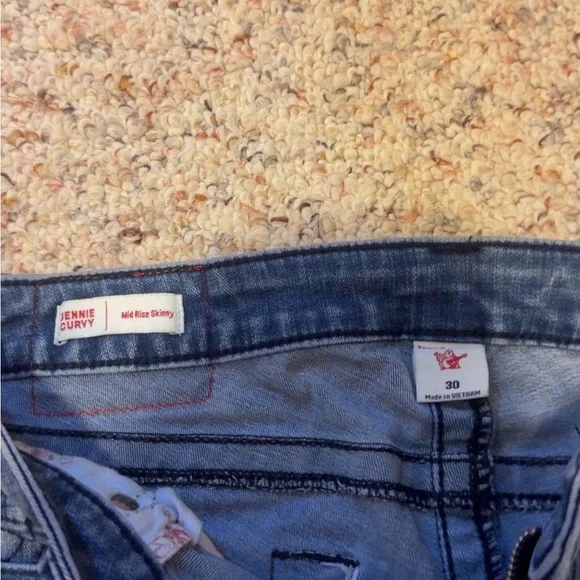 True religion Jenni Curvy Mid Rise Skinny Jeans - Picture 3 of 4